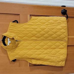 Coldwater Creek size Large yellow vest.